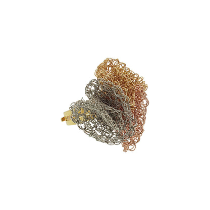 Trio Gold Reef Trio Handmade Crochet Ring