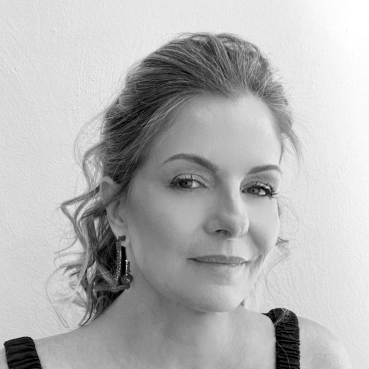 Royal Blue Trapeza Dome Hoops Handmade Crochet Earrings