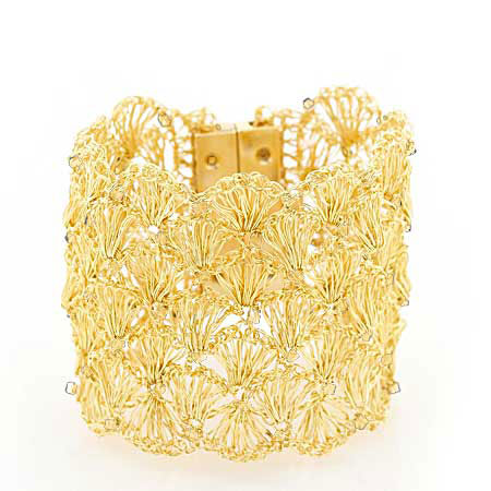 All Gold Shells Maxi Handmade Bracelet