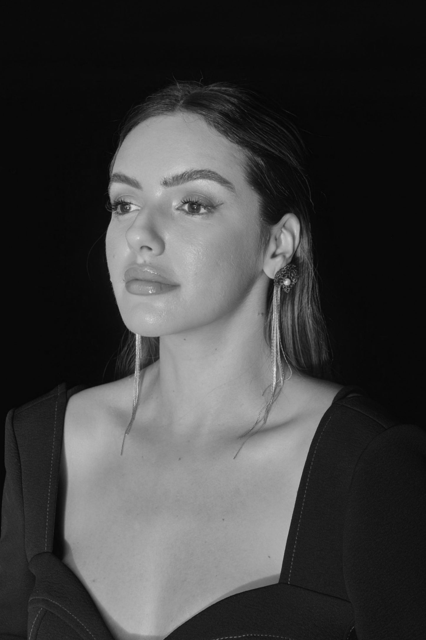 Ocean Blue Mix Reef Fringe Handmade Crochet Earrings