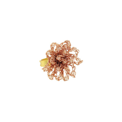 Pink Rose Mix Sprinkle Handmade Ring