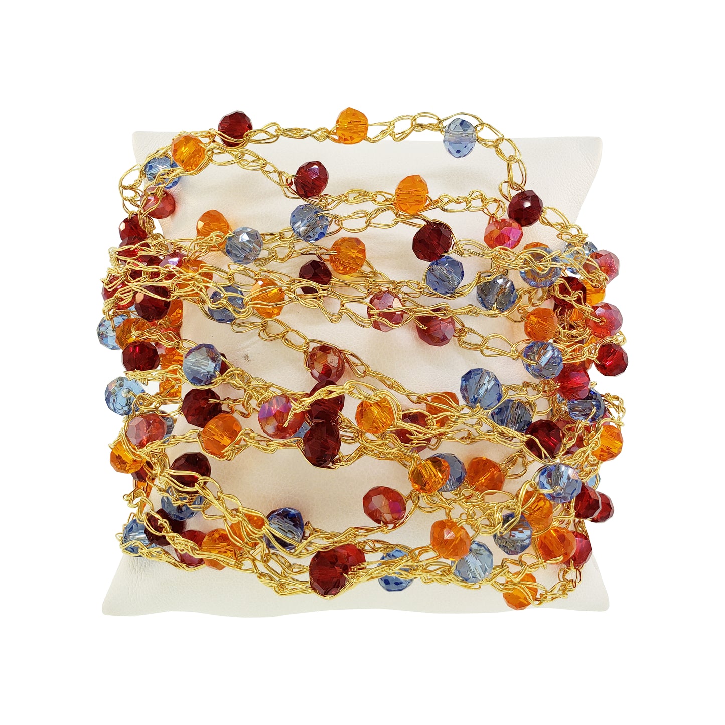 Sunrise Mix Multi-Strings Handmade Crochet Bracelet