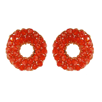 Red Zoe Handmade Earrings