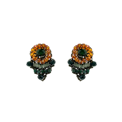 Unakita Mix Mina Mini Post Handmade Crochet Earrings