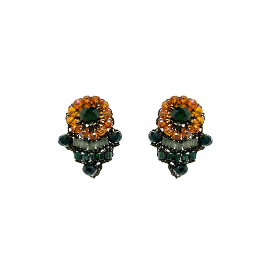 Unakita Mix Mina Mini Post Handmade Crochet Earrings