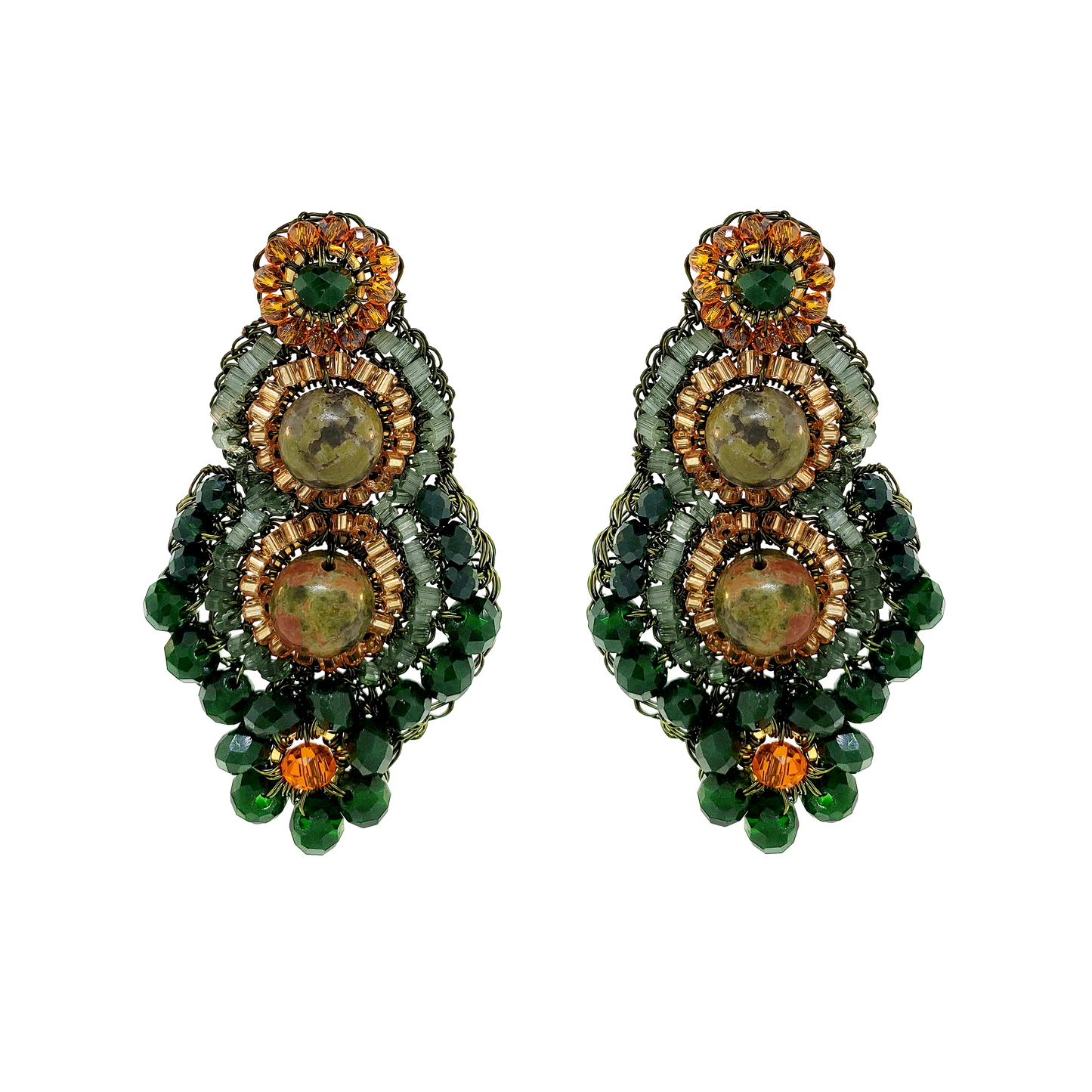 Unakita Mix Elara Handmade Crochet Earrings