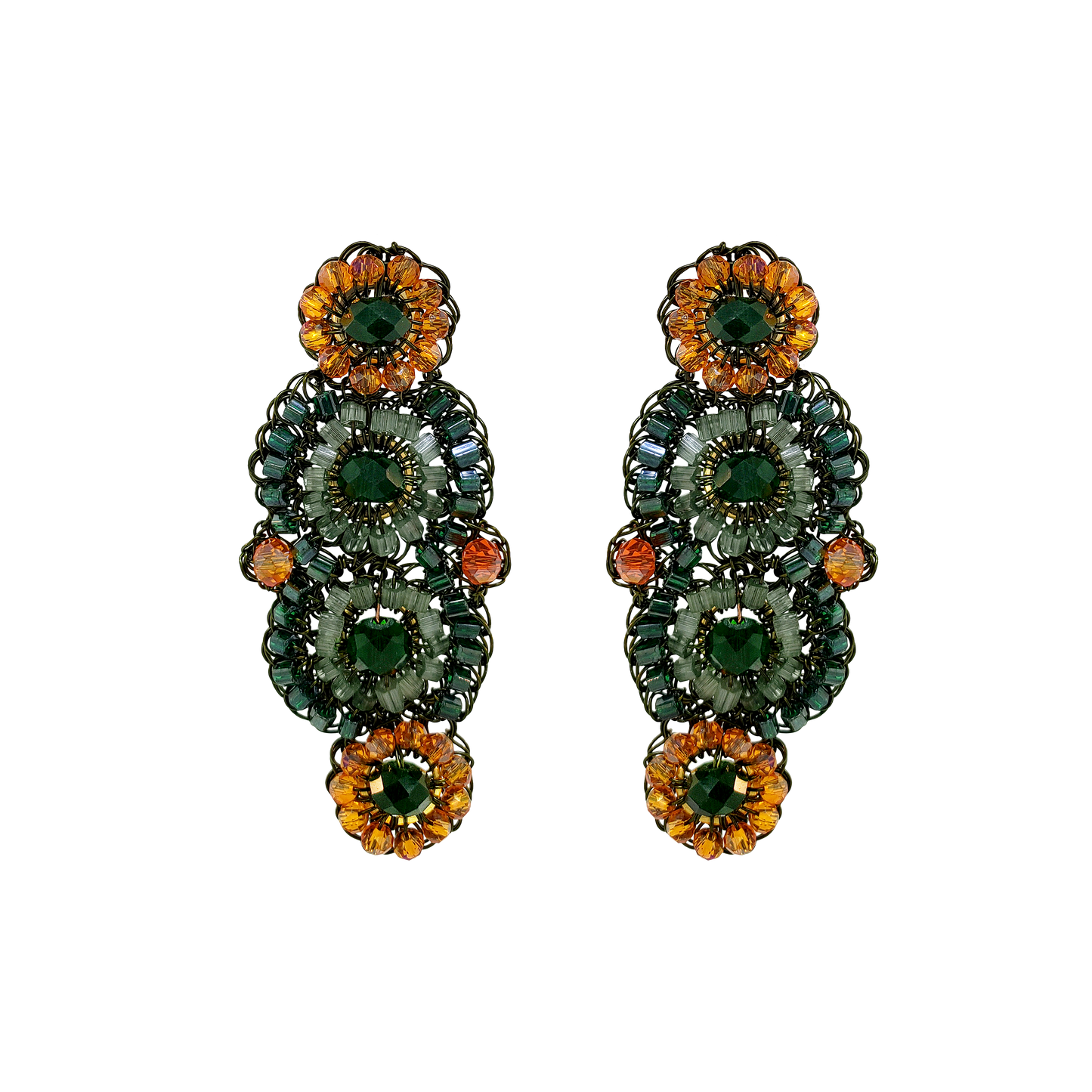 Unakita Mix Mina Mini Handmade Crochet Earrings