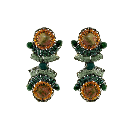 Unakita Mix Mina Duo Handmade Crochet Earrings