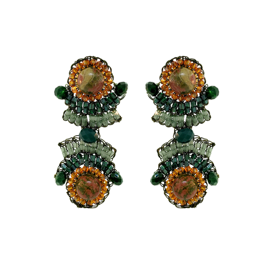 Unakita Mix Mina Duo Handmade Crochet Earrings