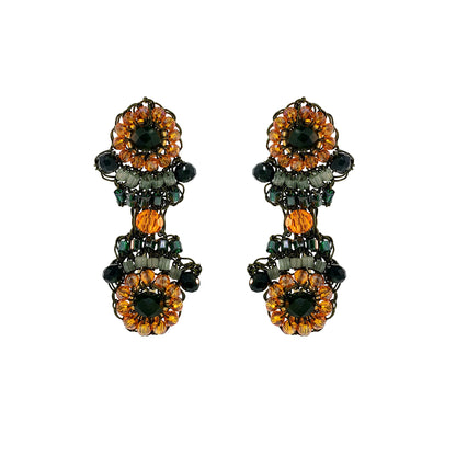 Unakita Mix Mina Duo Mini Handmade Crochet Earrings