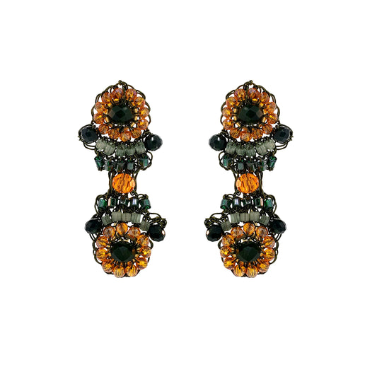 Unakita Mix Mina Duo Mini Handmade Crochet Earrings
