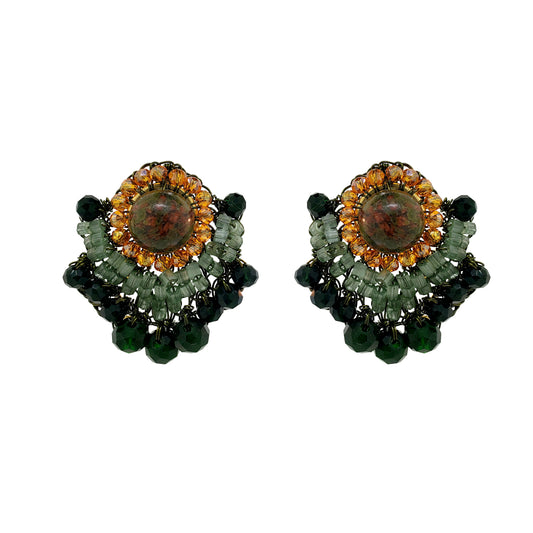 Unakita Mix Elara Post Handmade Crochet Earrings