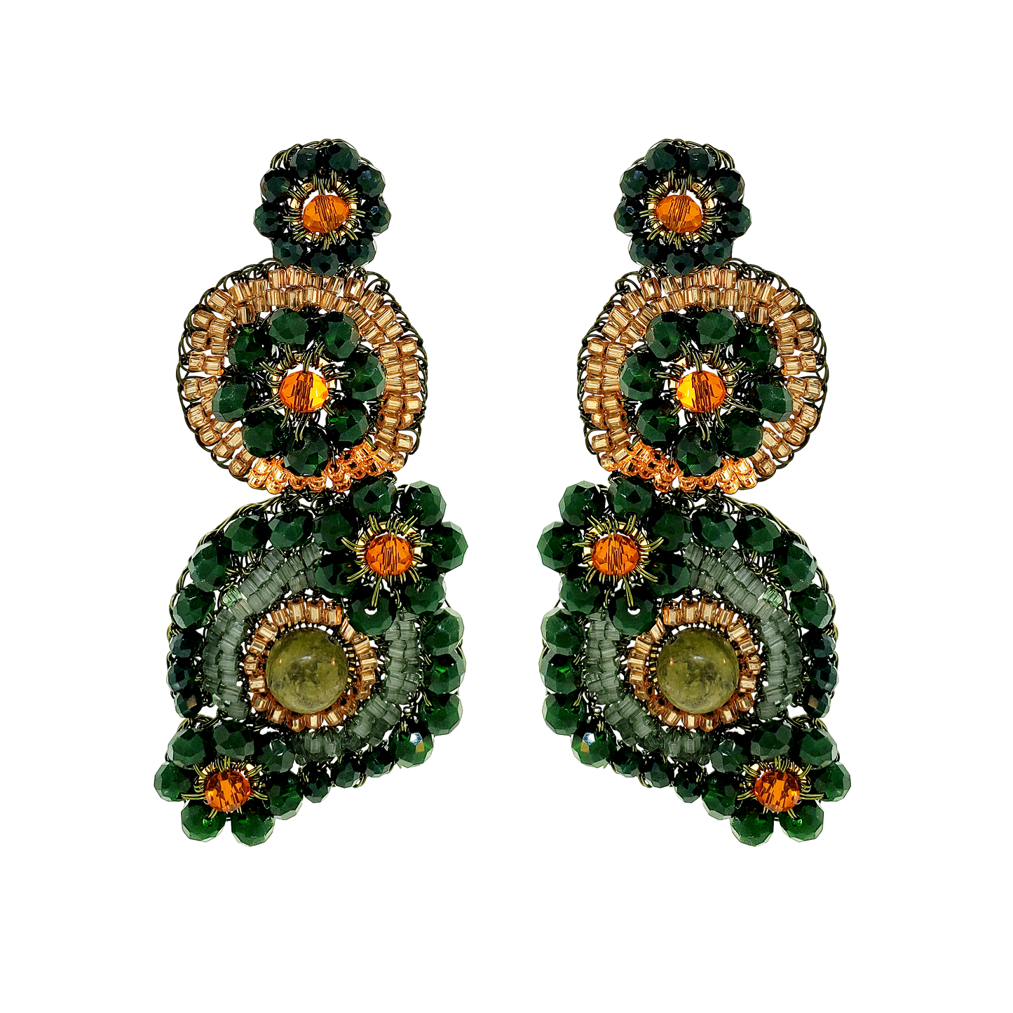 Unakita Mix Elara Maxi Handmade Crochet Earrings