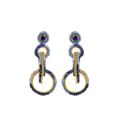 Sky Blue Mix Grace Handmade Earrings