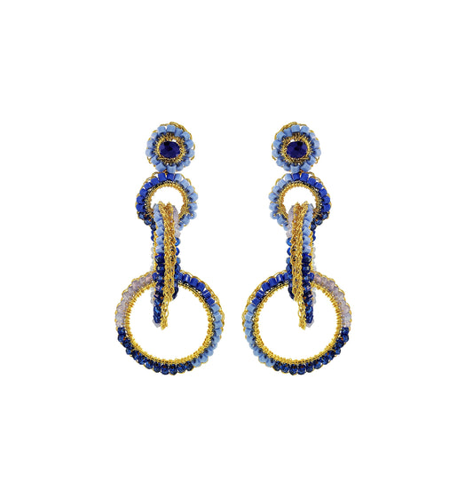 Sky Blue Mix Grace Handmade Earrings