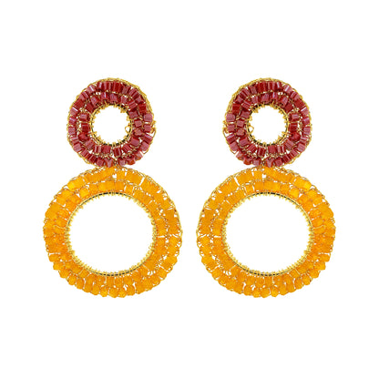 Sunrise Mix Nyx Handmade Crochet Earrings