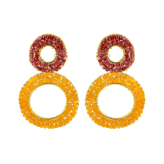 Sunrise Mix Nyx Handmade Crochet Earrings