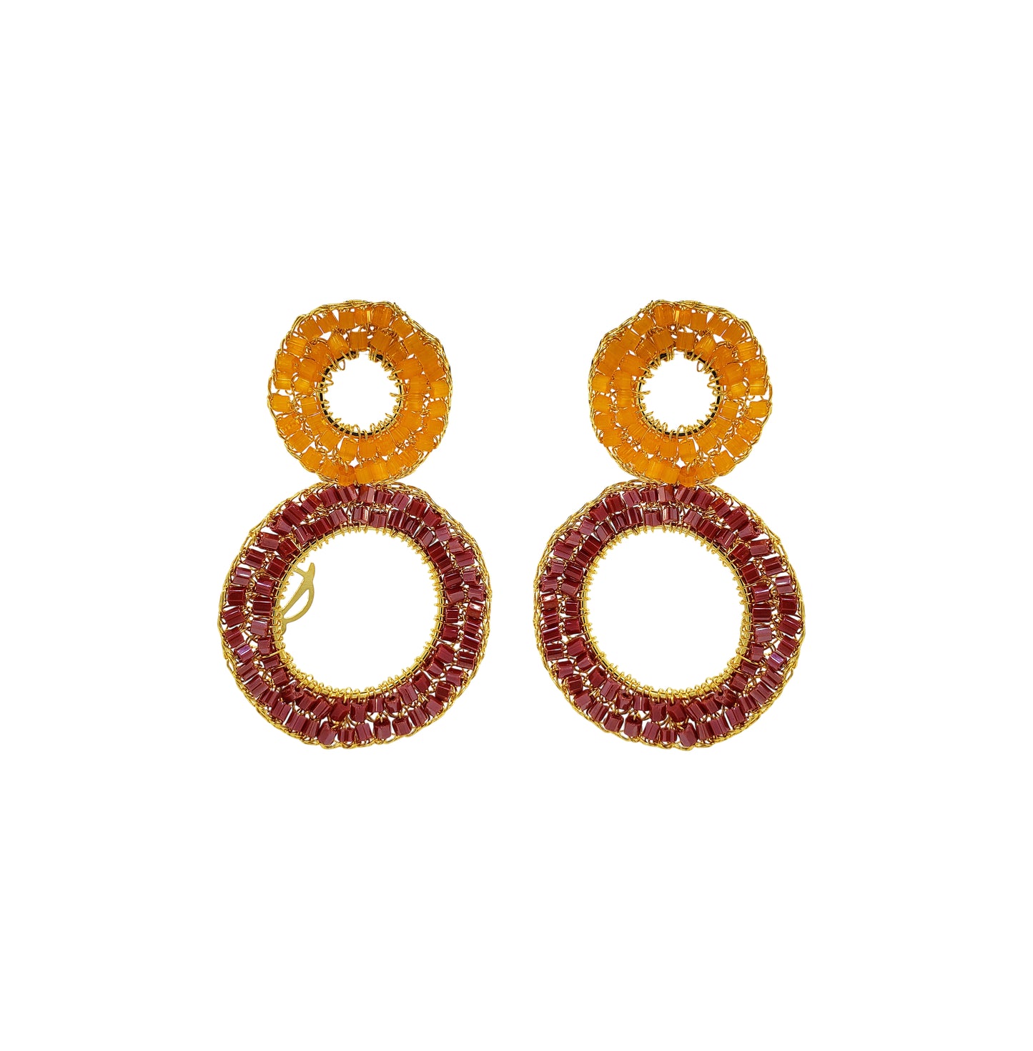 Sunrise Mix Nyx Handmade Crochet Earrings