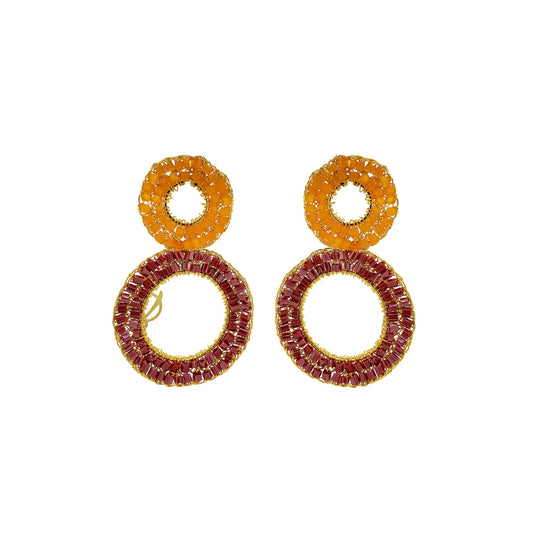 Sunrise Mix Nyx Handmade Crochet Earrings
