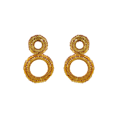 Butter Yellow Mix Nyx Handmade Crochet Earrings