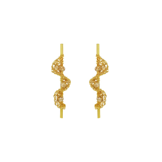 Amber-Gold-Nalu-Drop-Handmade-Crochet-Earrings-handmade-crochet-drop-with-unique-design-18k-gold-filled-wire-hypoallergenic-lightweight-statement