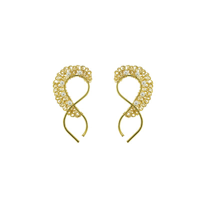 Pearl-Gold-Nalu-Infinite-Handmade-Crochet-Earrings-handmade-crochet-drop-with-unique-design-18k-gold-filled-wire-hypoallergenic-lightweight-statement