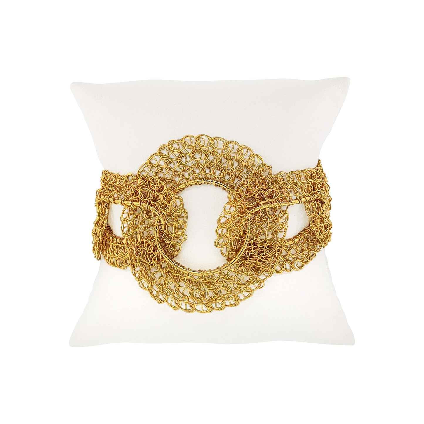 All Gold Artemis Handmade Crochet Bracelet