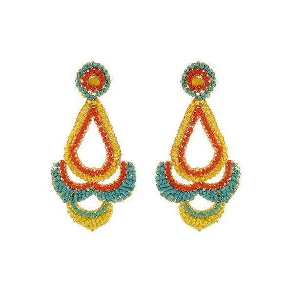 Summer Vibe Mix Siren Maxi Handmade Earrings