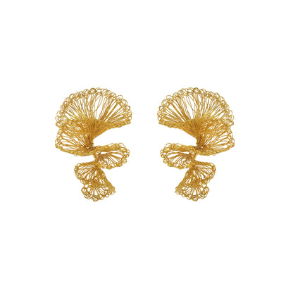 All Gold Rio Drop Handmade Earrings