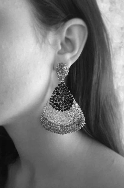 Pink Mix Delilah Maxi Handmade Earrings