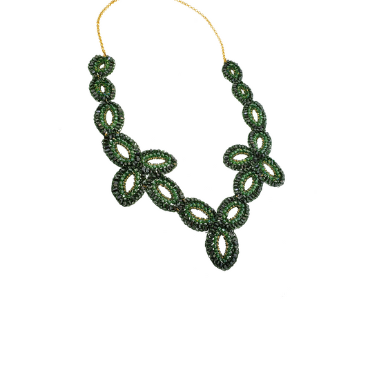 Green Savage Handmade Crochet Necklace