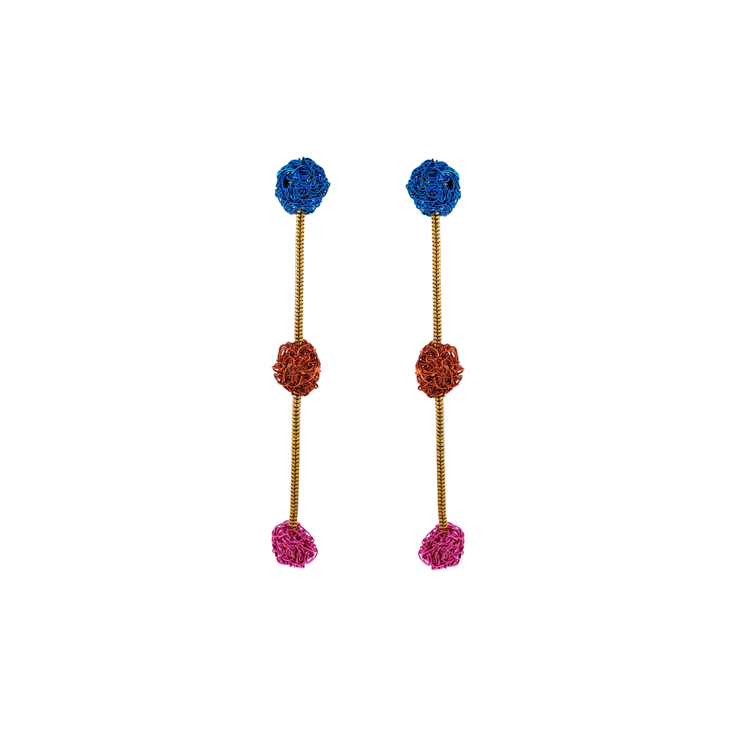Confetti Mix Dome Handmade Earrings