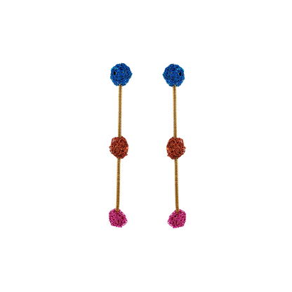 Confetti Mix Dome Handmade Earrings