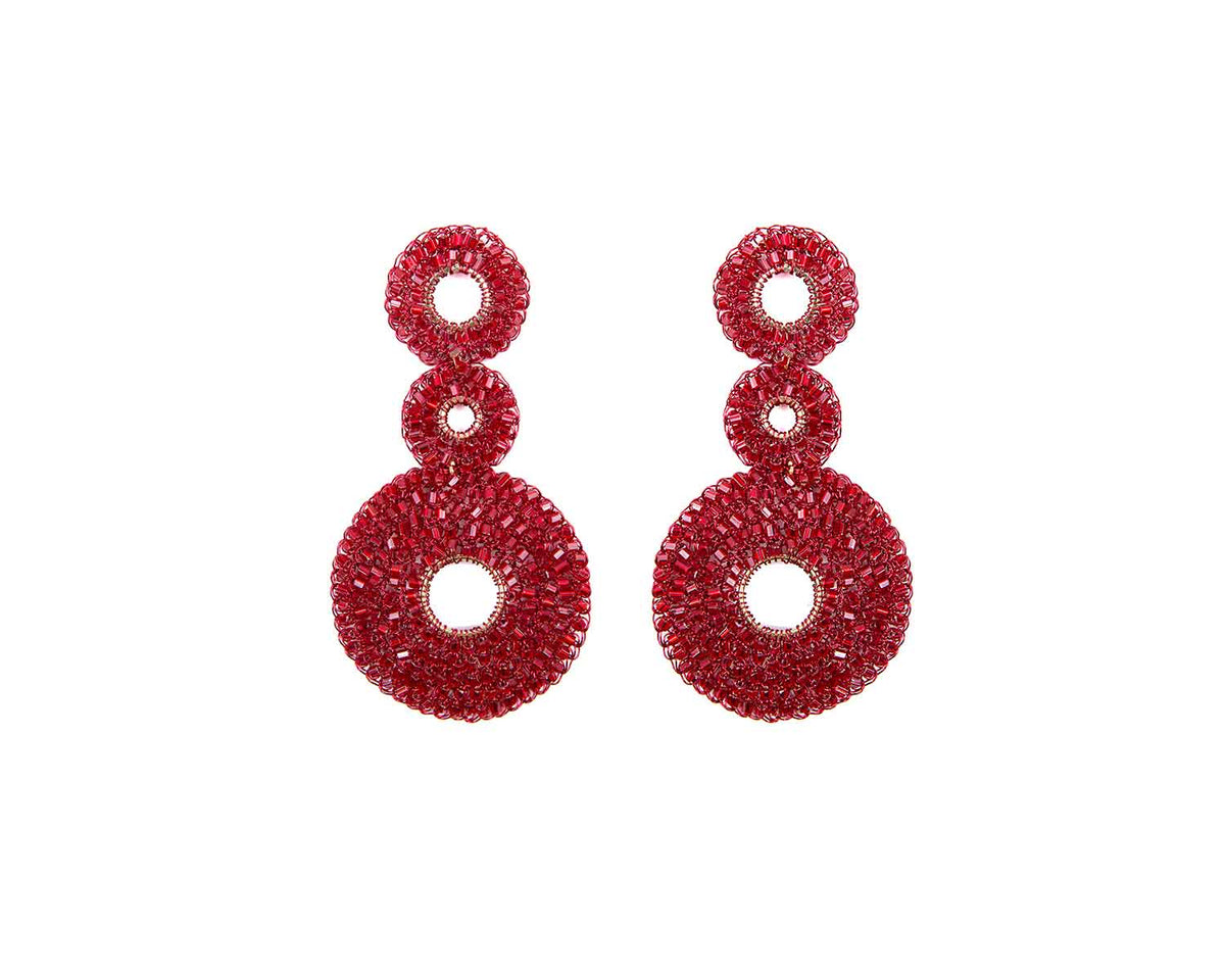 Red Gia Handmade Earrings