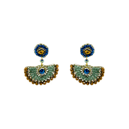 Riviera Mix Mystra Dangle Handmade Crochet Earrings