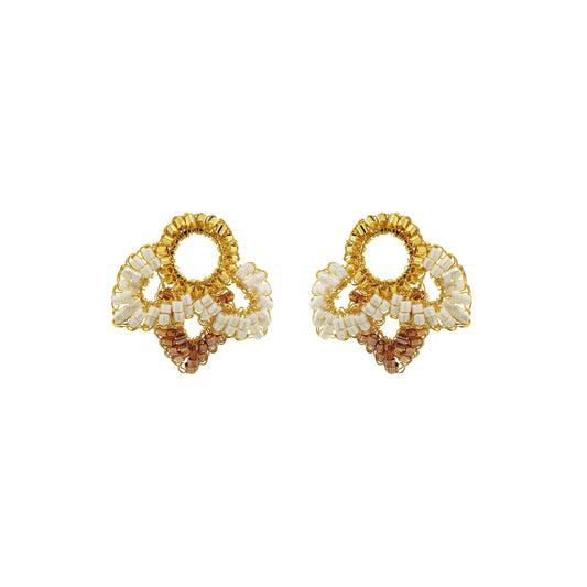Golden Mix Mermaid Mini Posts Handmade Earrings