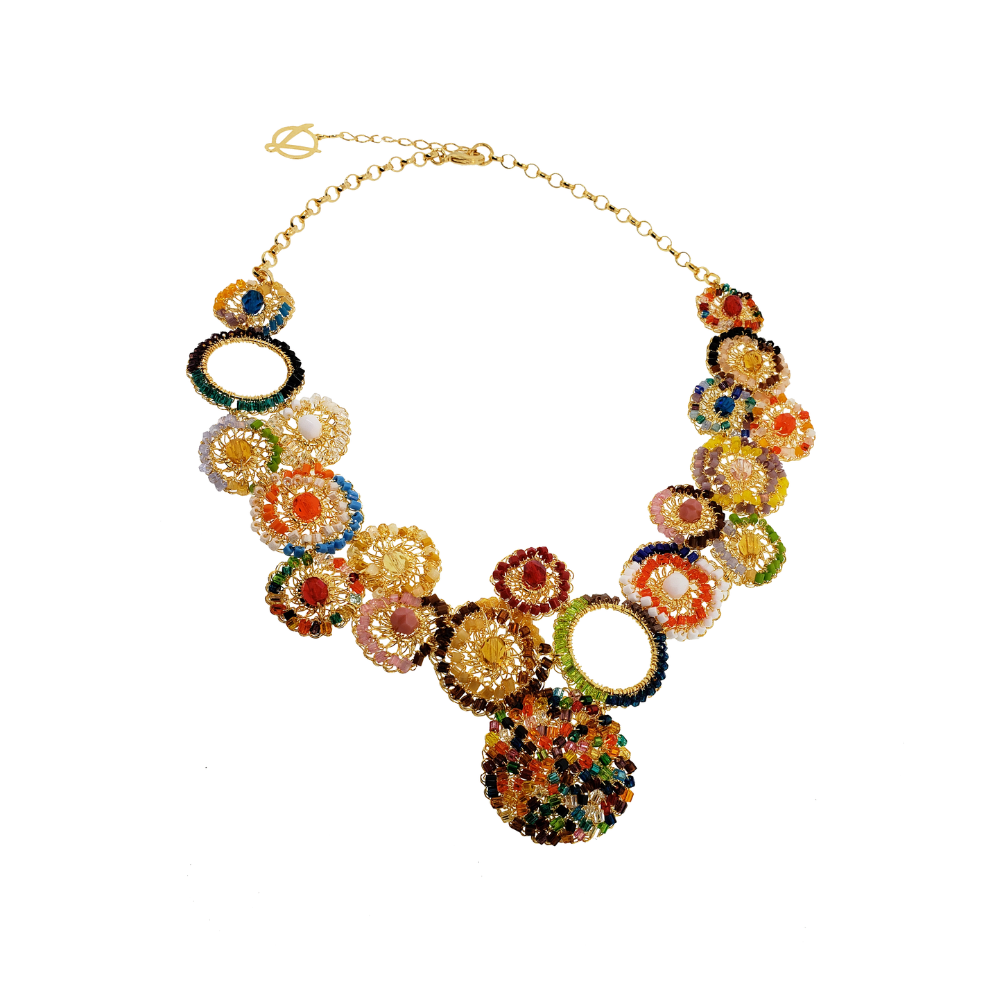 Multicolor Patchwork Handmade Necklace