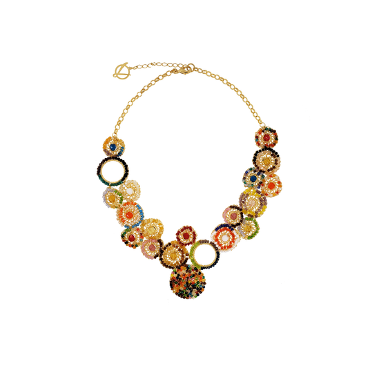 Multicolor Patchwork Handmade Necklace