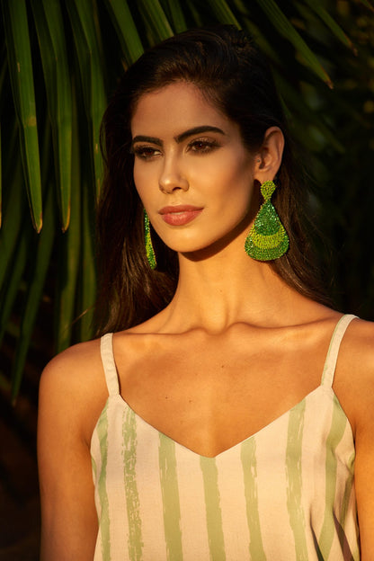 Neon Mix Delilah Maxi Handmade Earrings