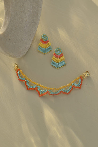 Summer Vibe Mix Mermaid Handmade Crochet Bracelet