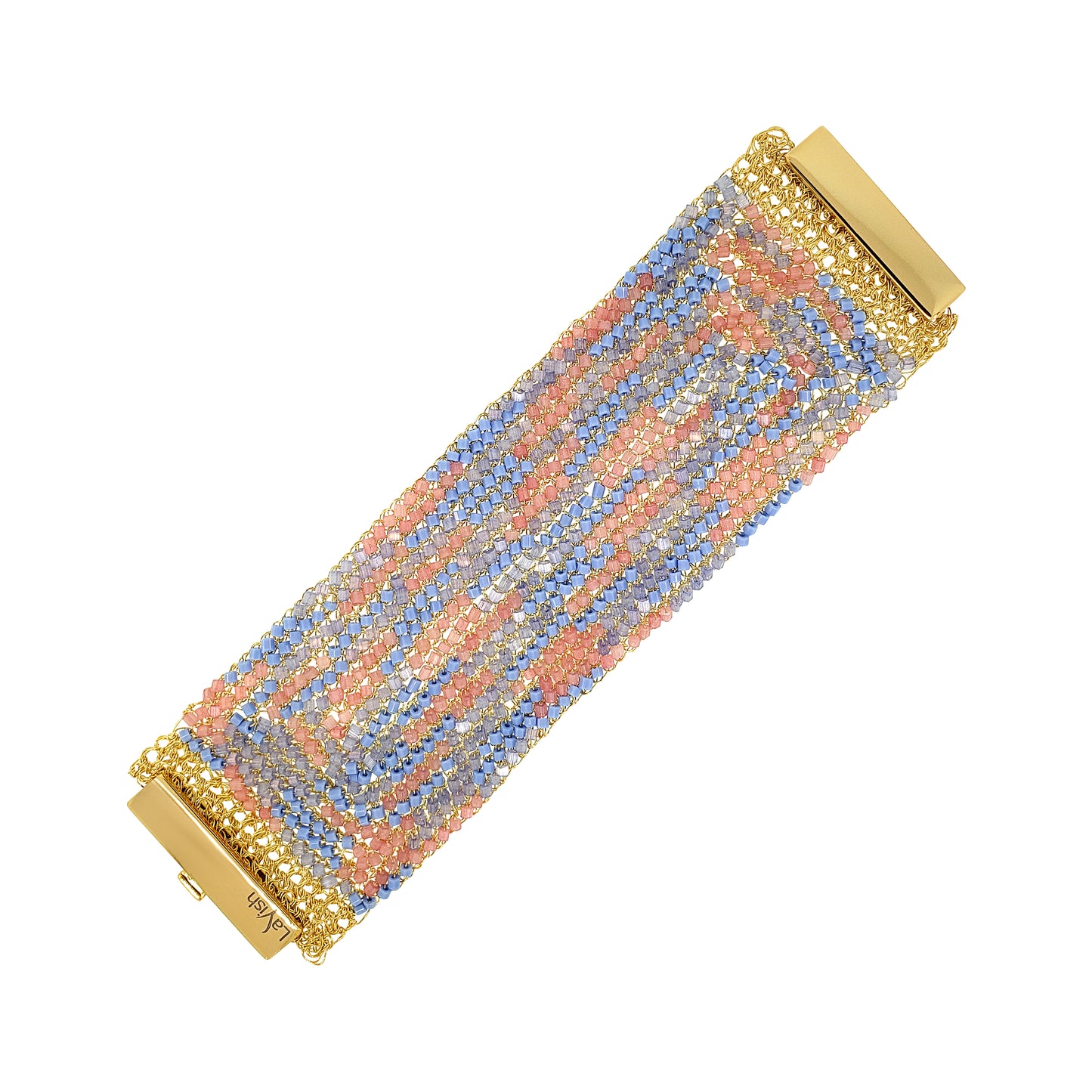 Soft Pink & Blue Mix Maxi Signature Handmade Bracelet