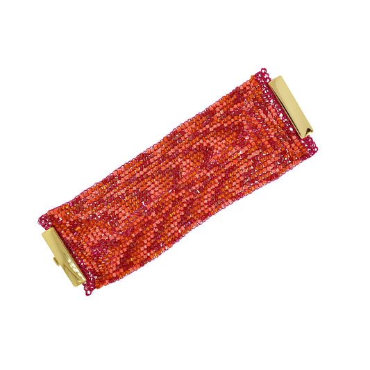 Neon Fuchsia Mix Maxi Signature Handmade Bracelet