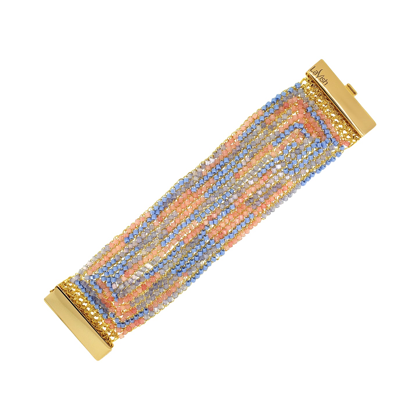 Soft Pink & Blue Mix Signature Handmade Bracelet