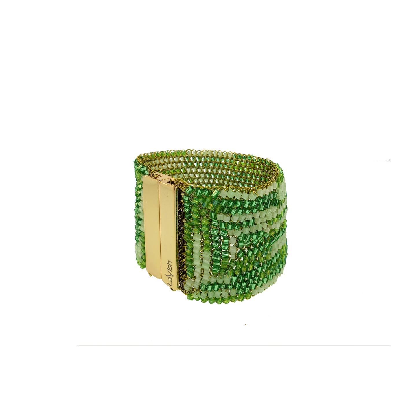 Jade Green Mix Signature Handmade Bracelet