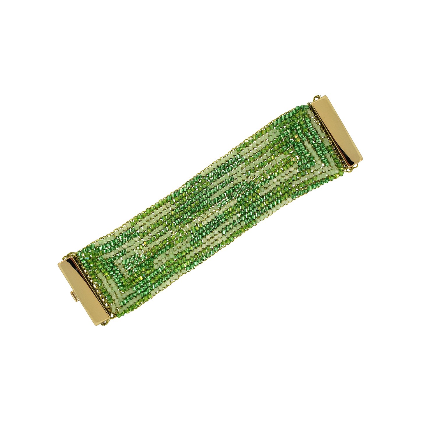 Jade Green Mix Signature Handmade Bracelet