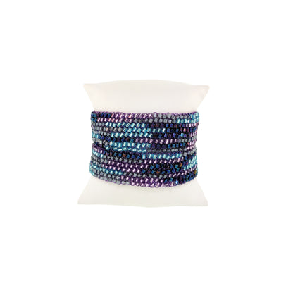 Neon Purple Mix Signature Handmade Crochet Bracelet