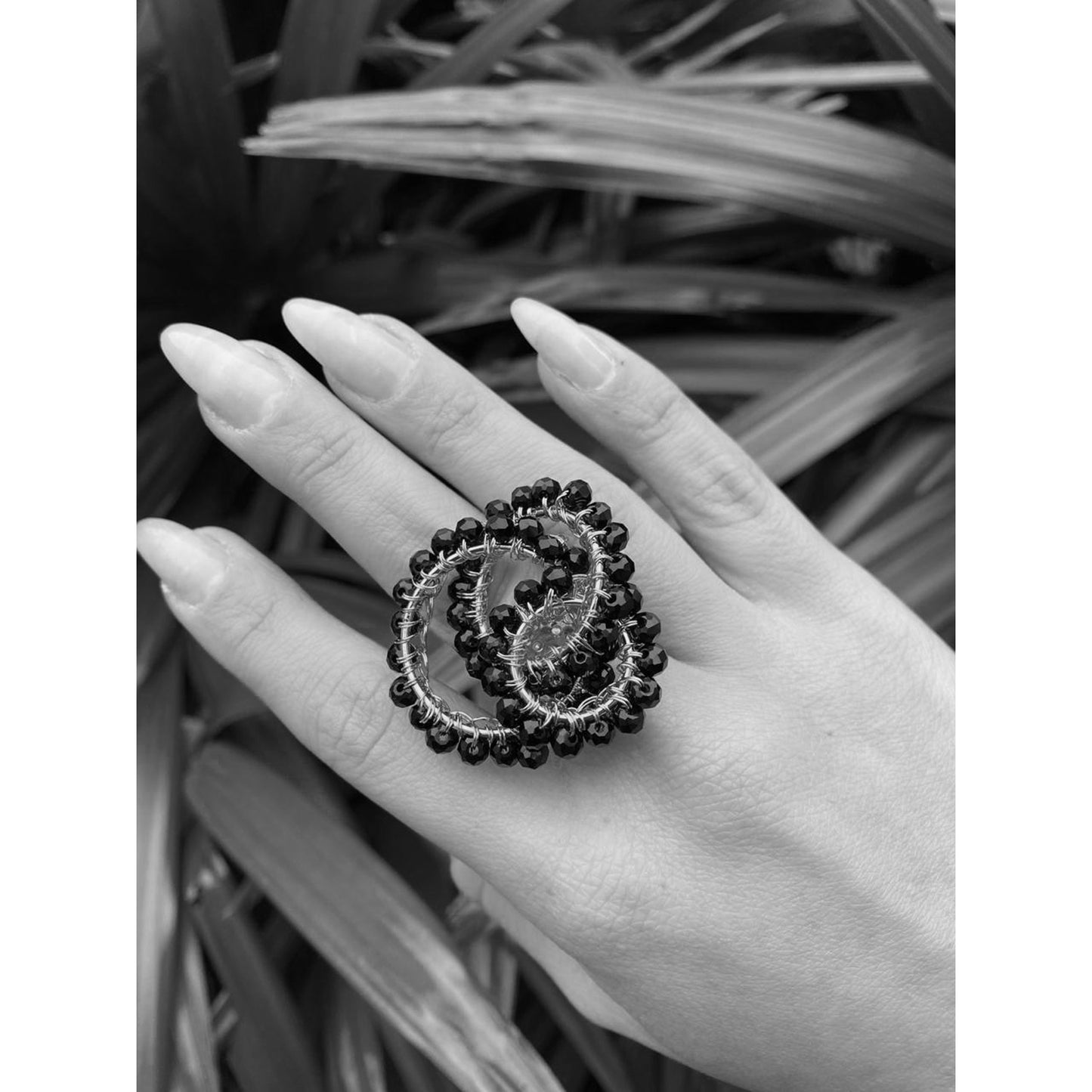 Pearl & Gold Ellie Handmade Crochet Ring