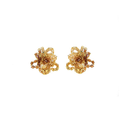 Golden Mix Abbey Post Handmade Earrings