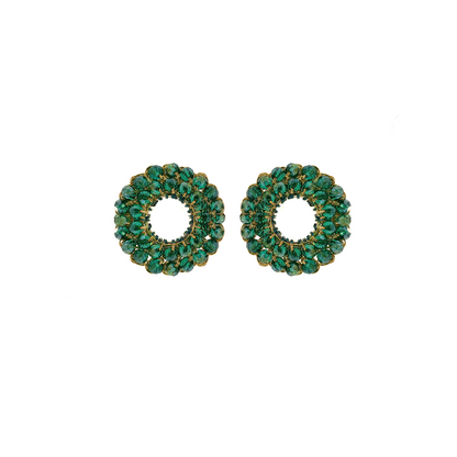 Teal Zoe Handmade Earrings