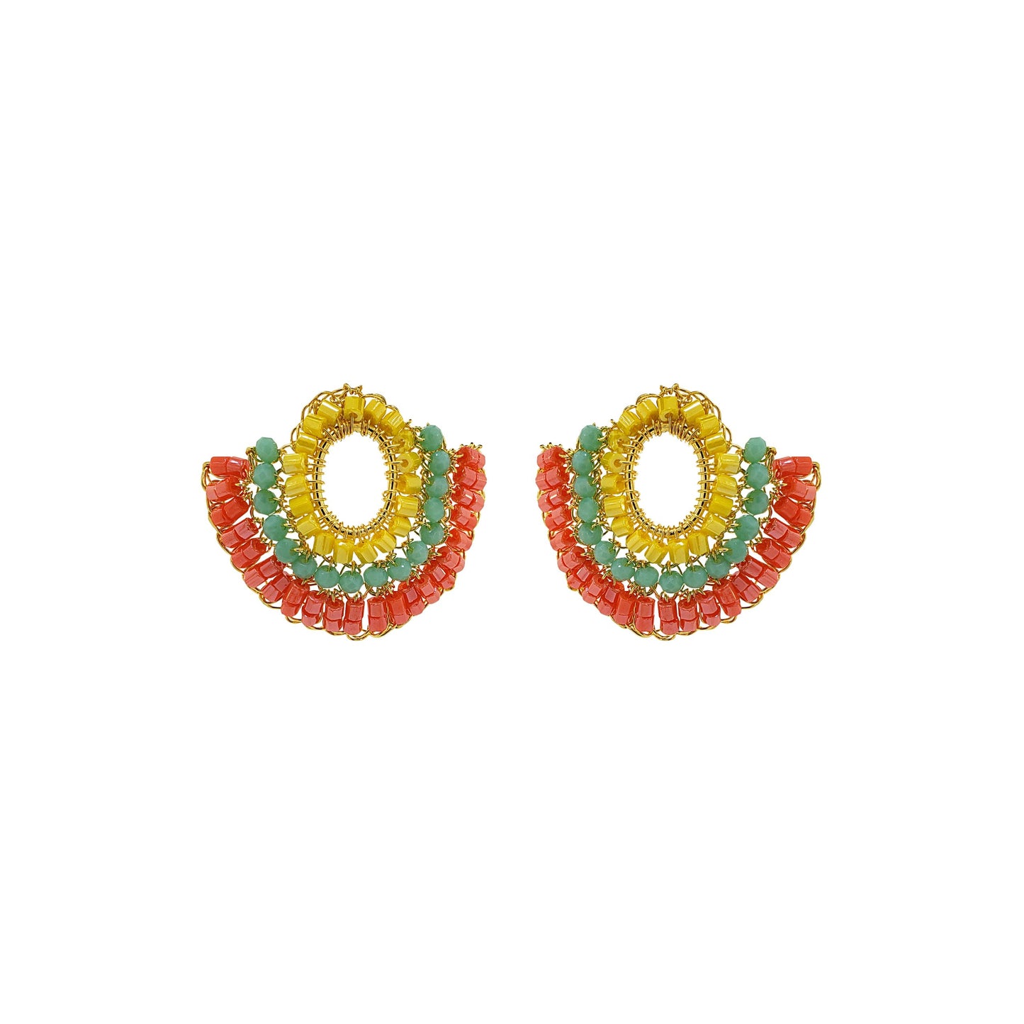 Summer Vibe Mix Hailee Handmade Crochet Earrings